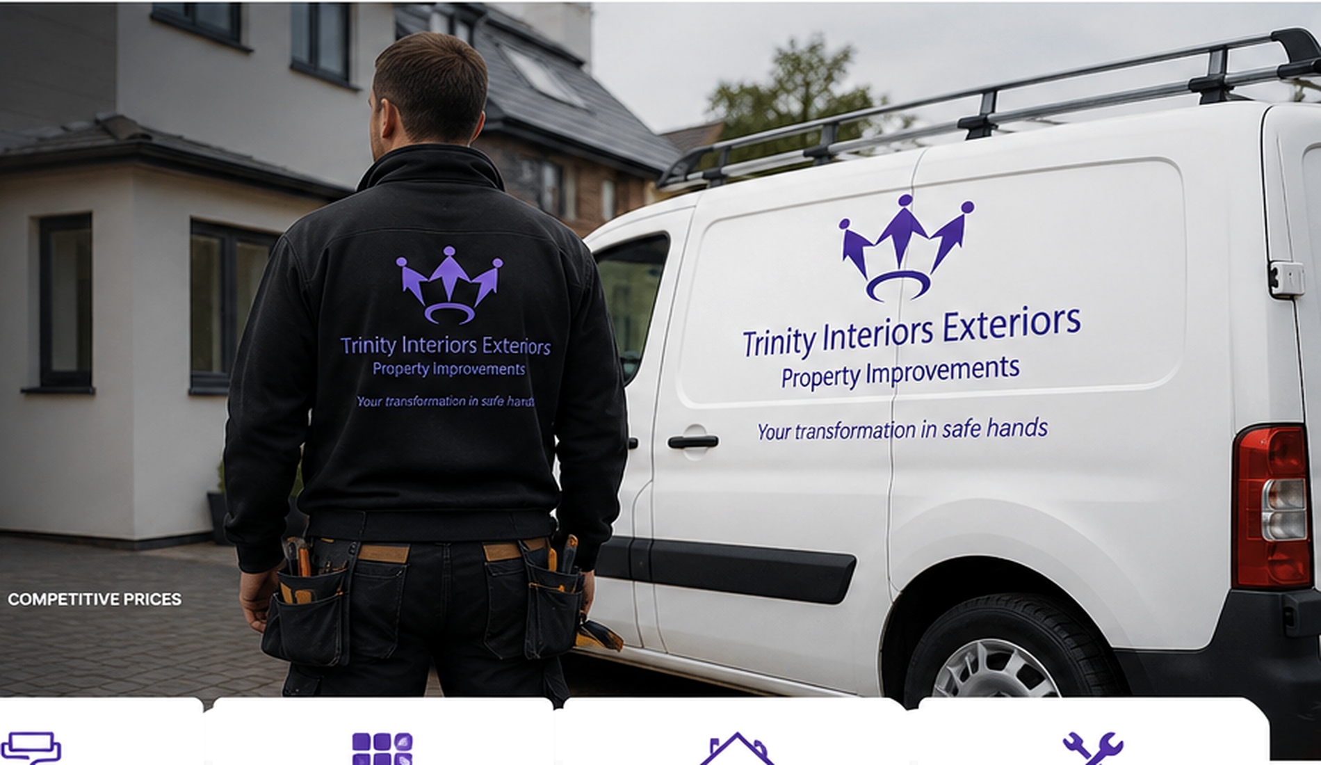 Trinity branded van